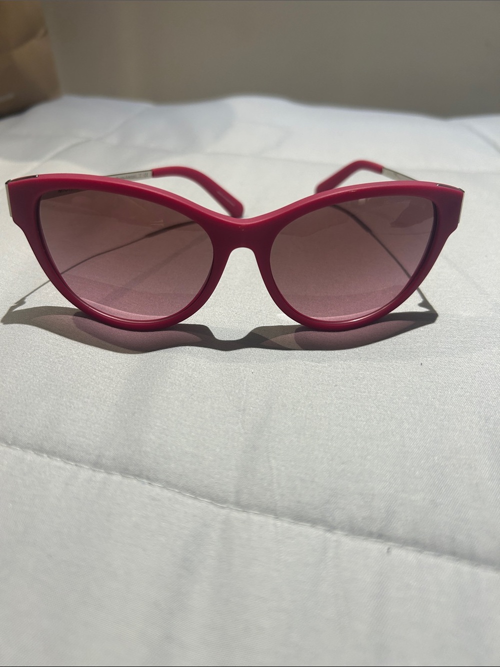 Michael Kors Women's Fuchsia Round Sunglasses with Tinted Lenses - Picture 3 of 3